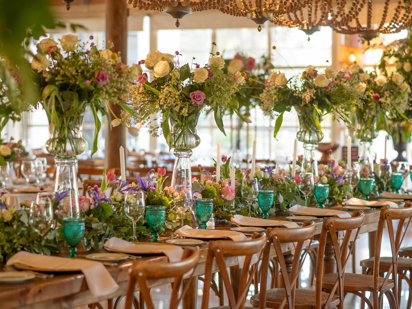 Wedding hall decorations