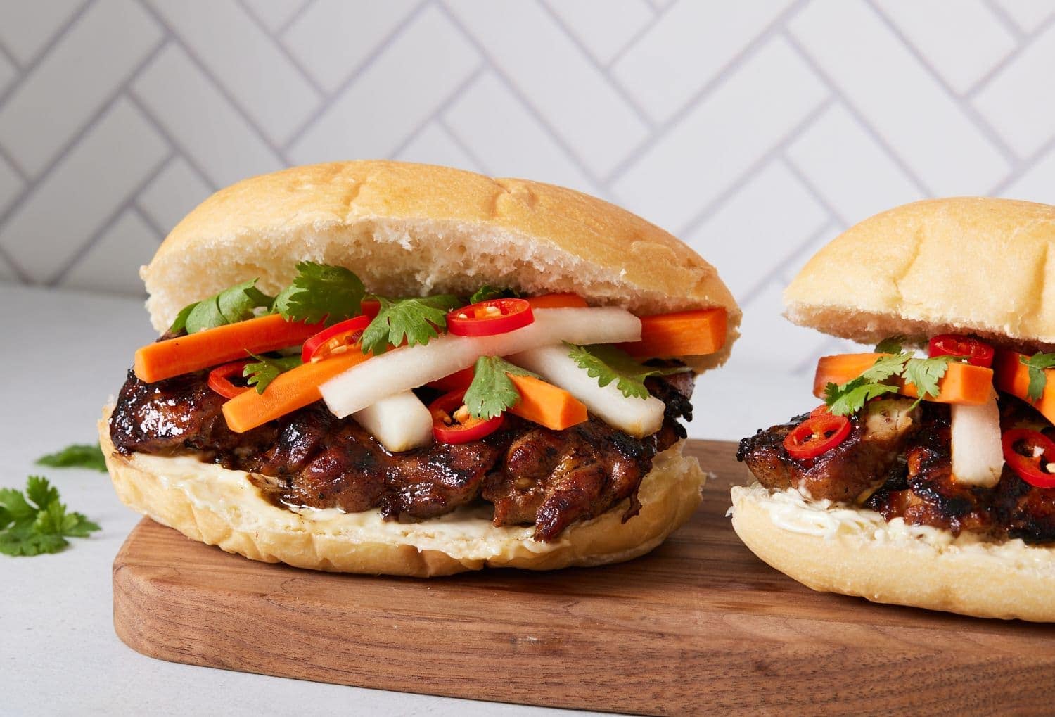 Char Siu Chicken Sandwiches
