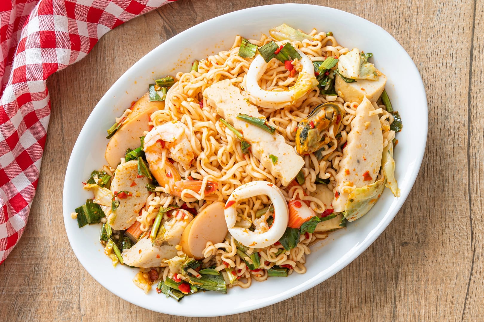 Instant Noodle Salad