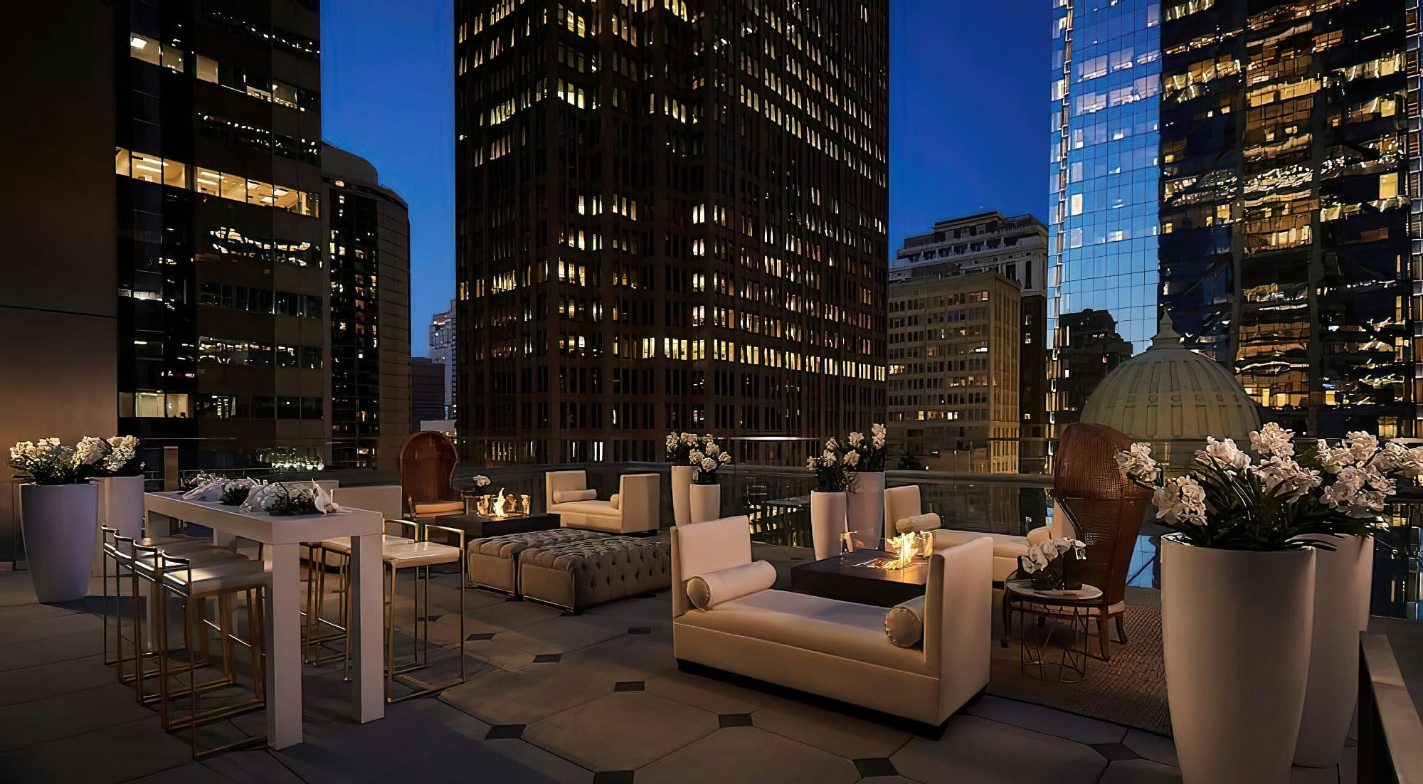 Balcony view of Four Seasons Hotel Philadelphia at Comcast Center