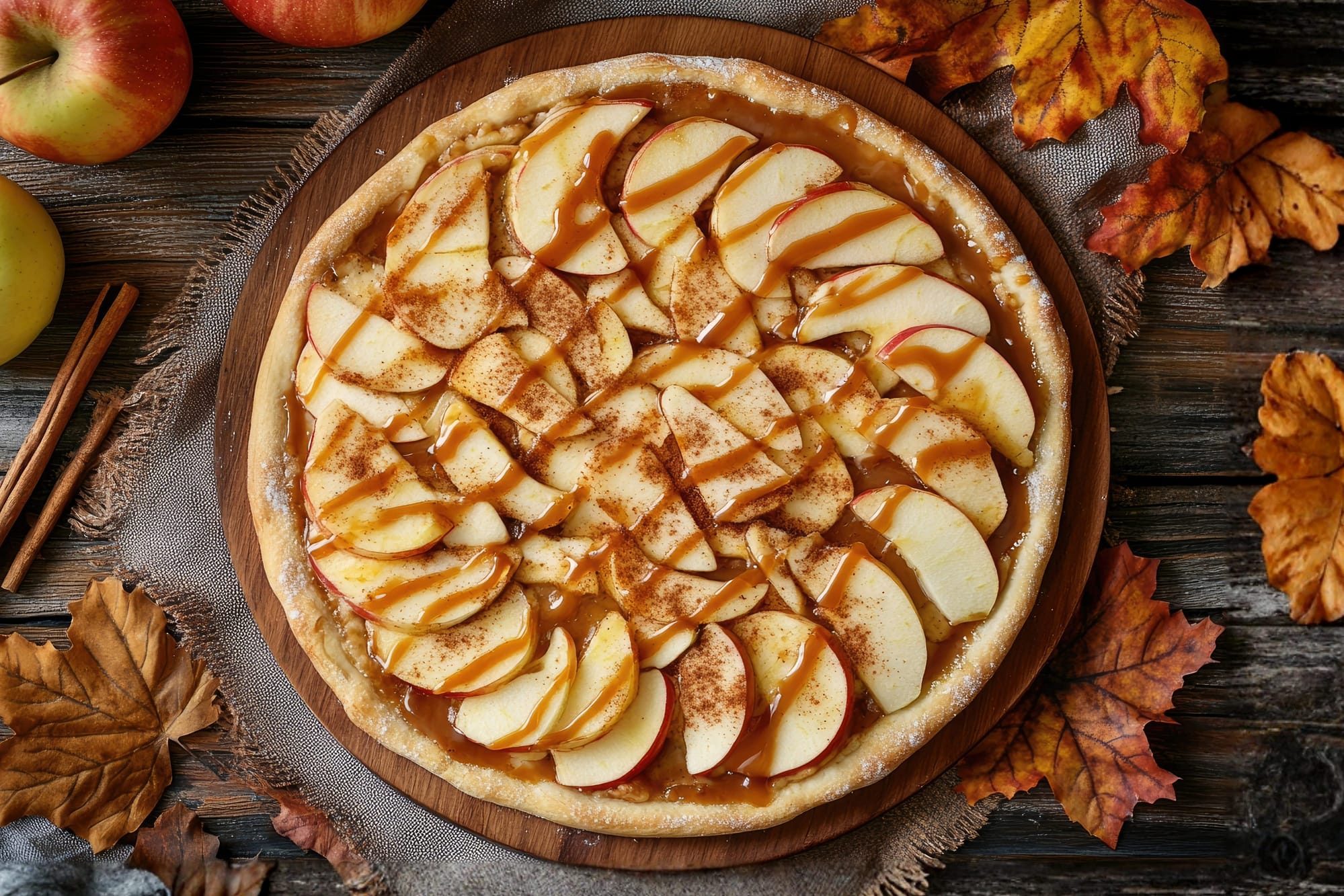 Apple Dessert Pizza
