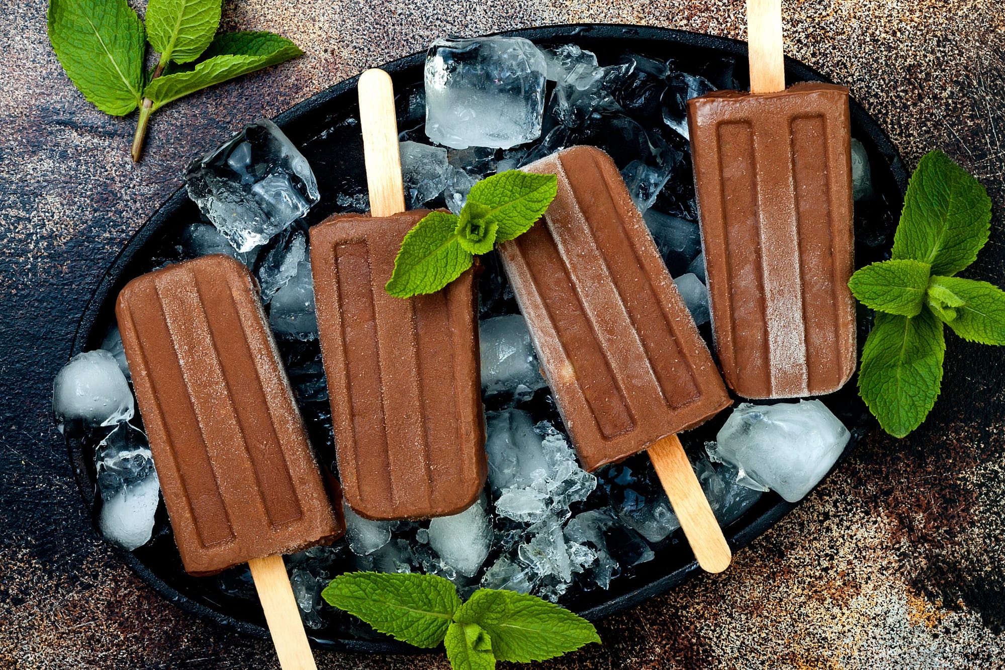 Chocolate Fudge Popsicles