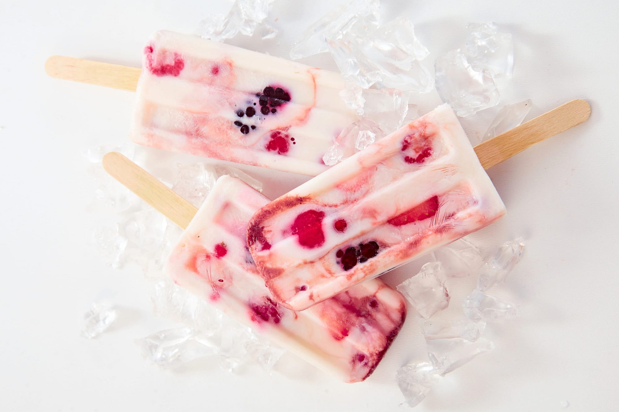 Mini Frozen Yogurt Popsicles