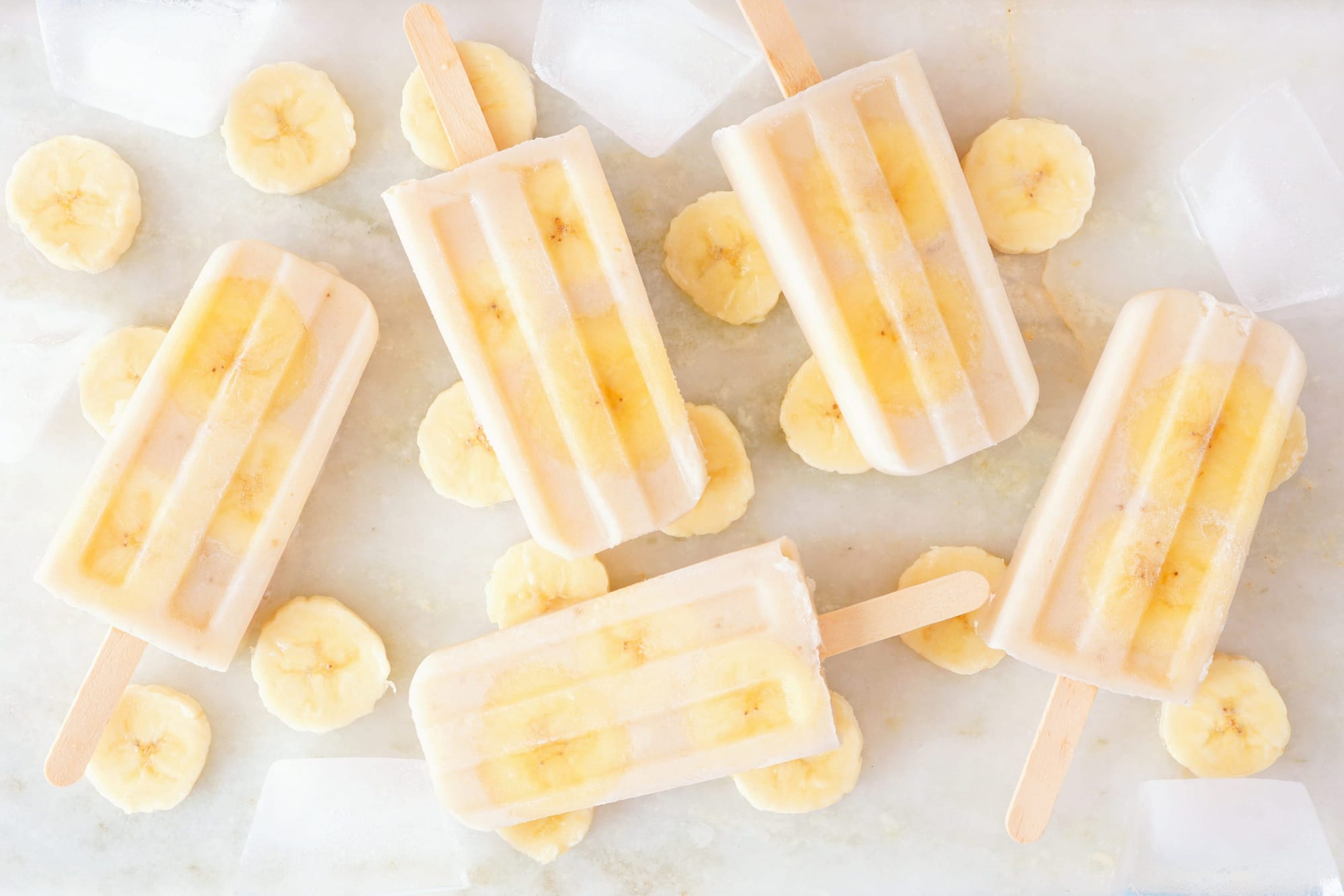Banana Popsicles