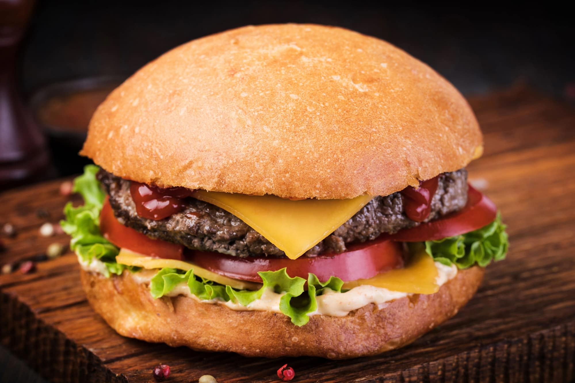 Air Fryer Burgers