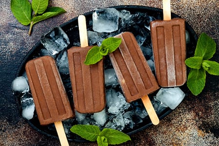 Chocolate Fudge Popsicles