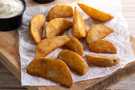 Fried Potato Wedges