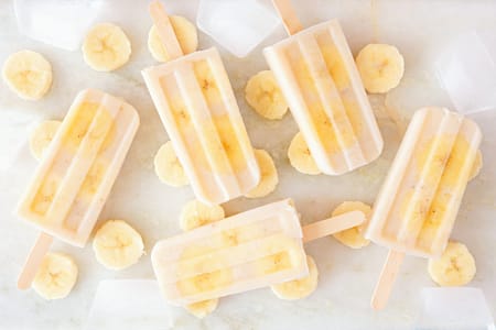 Banana Popsicles
