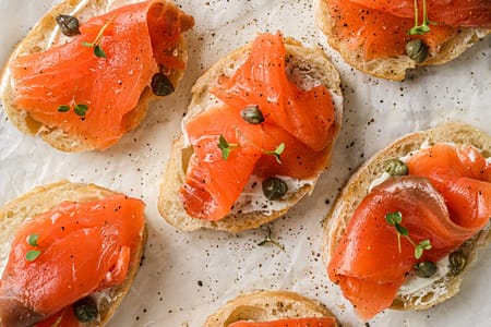 Smoked Salmon Canapés