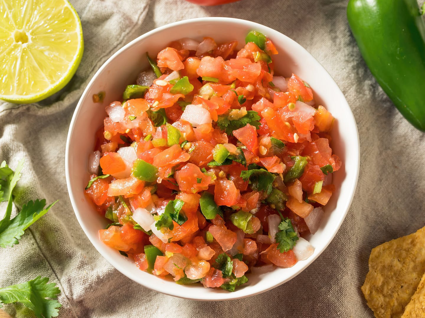 Pico de Gallo in a bowl