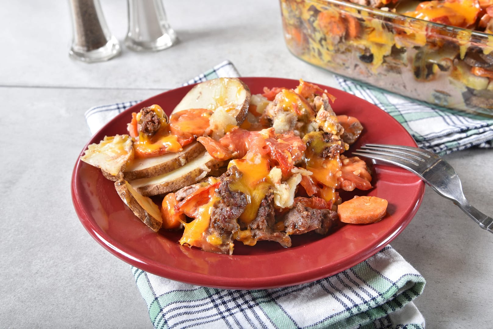 Hamburger vegetable casserole