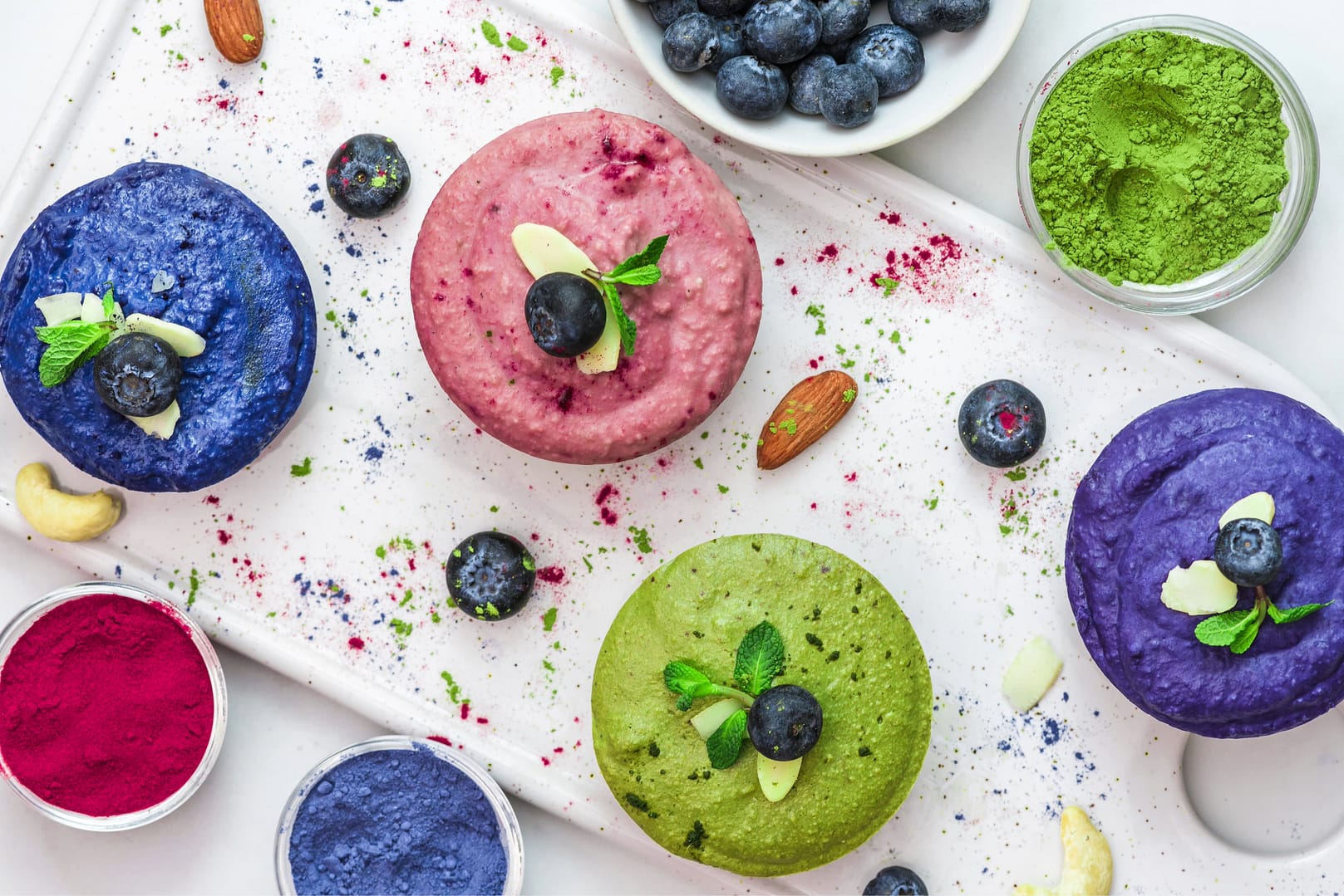 Healthy vegan dairy-free desserts