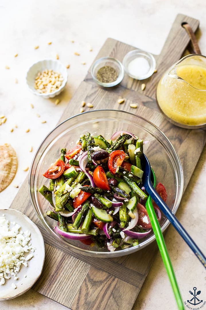 Grilled Asparagus Salad