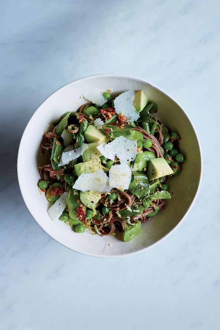 Spring Buckwheat Noodle Salad