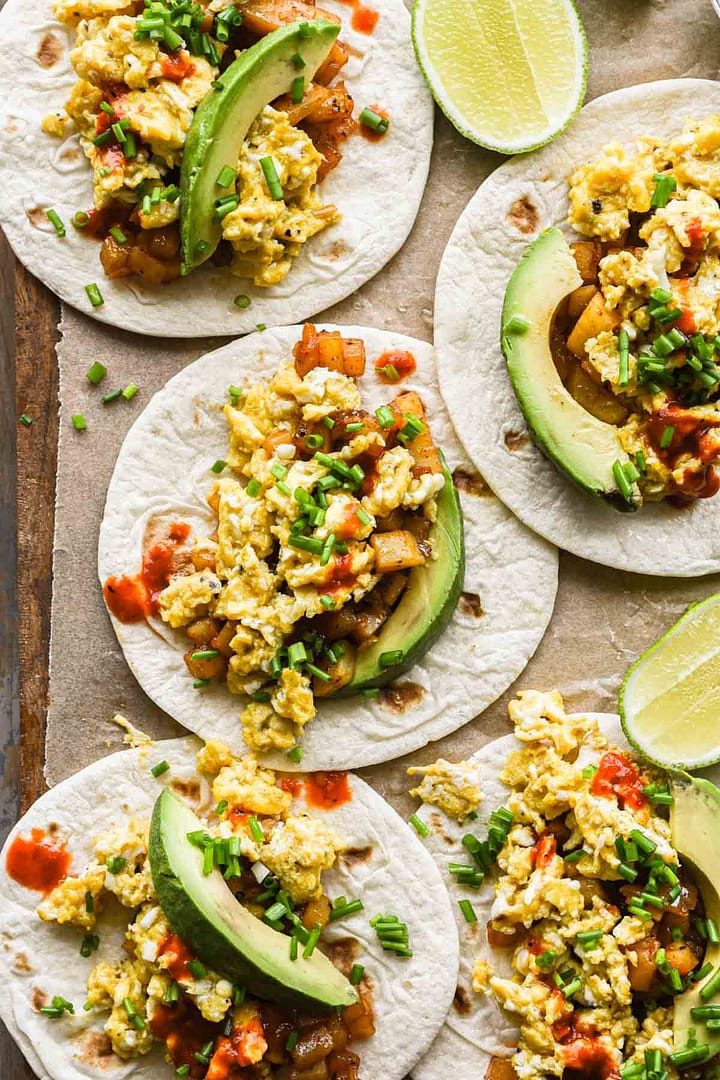 Scrambled Egg Tacos