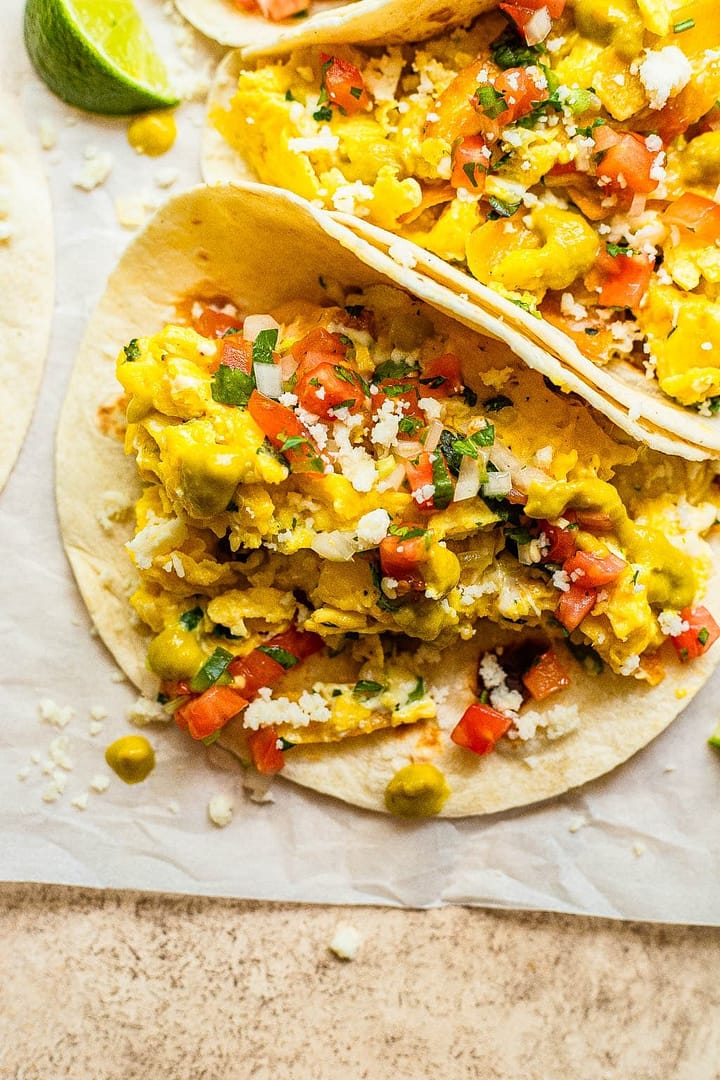 Migas Breakfast Tacos