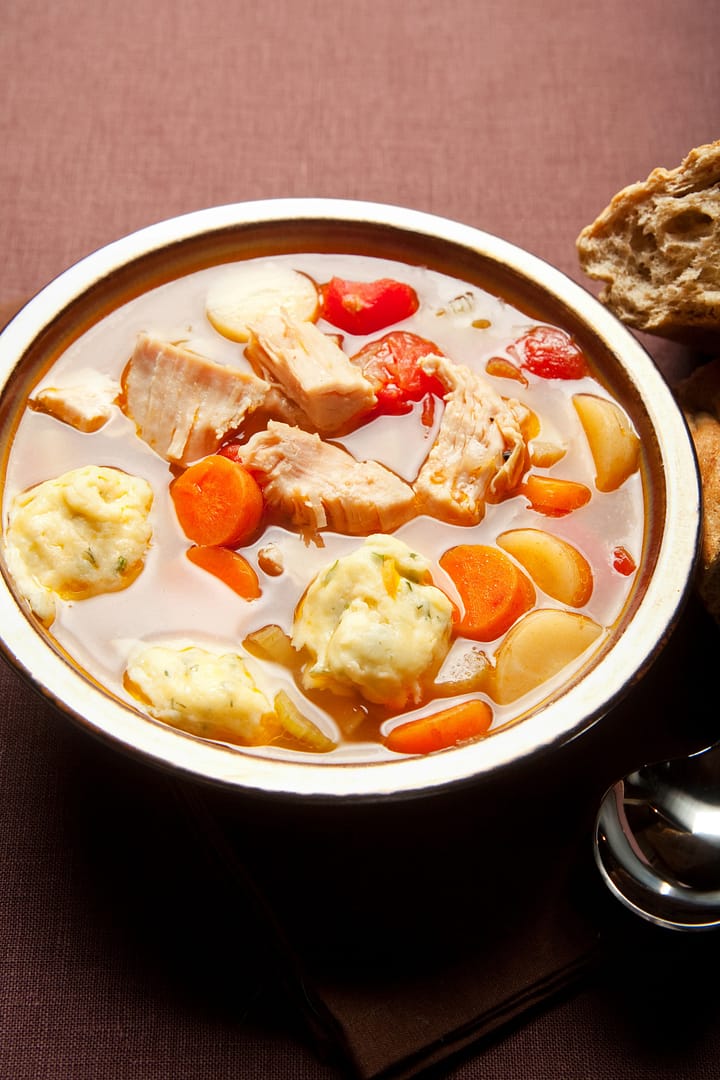 Turkey Dumpling Soup