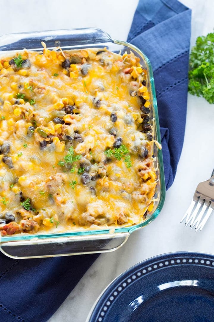 Vegetarian Tortilla Casserole