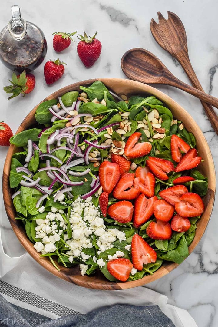 Strawberry Spinach Salad