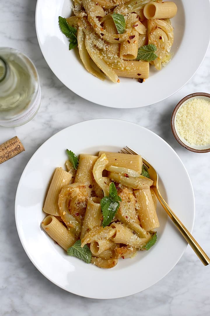 Rigatoni with Fennel and Anchovies