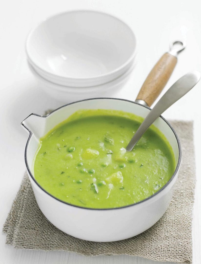 Minty Pea & Potato Soup