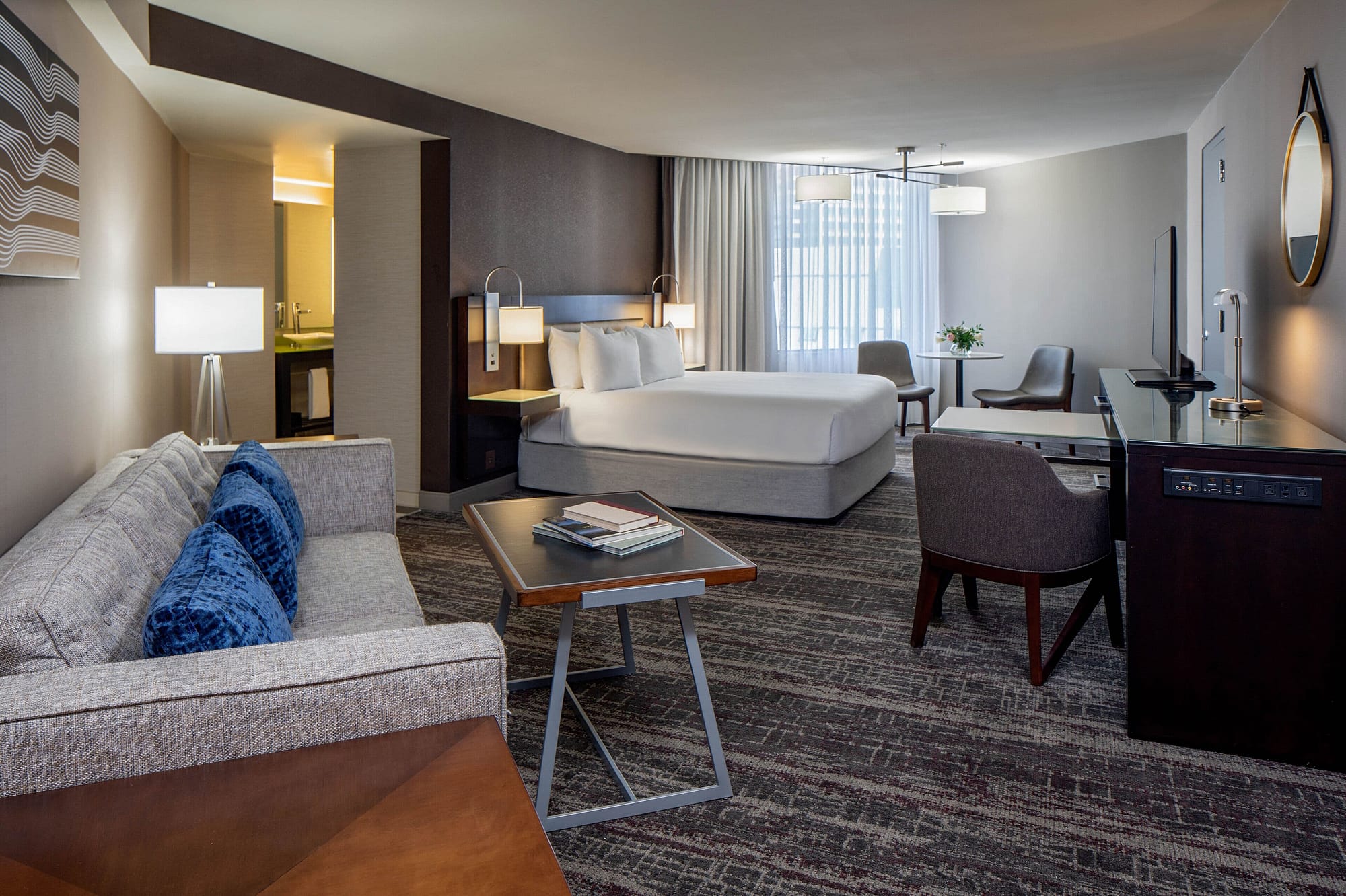 Bedroom view of Hyatt Regency Indianapolis