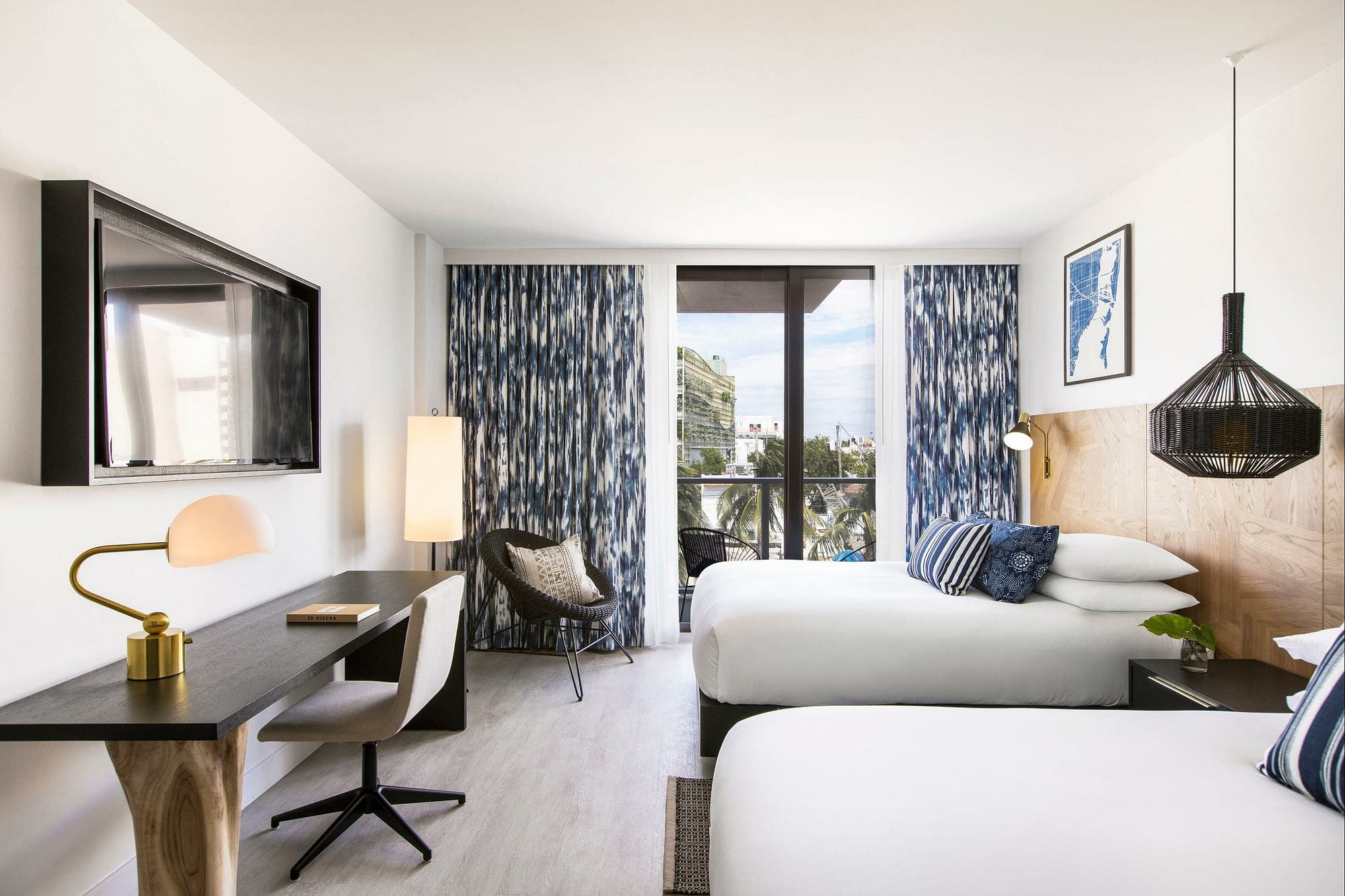 Bedroom view of Kimpton Angler's Hotel