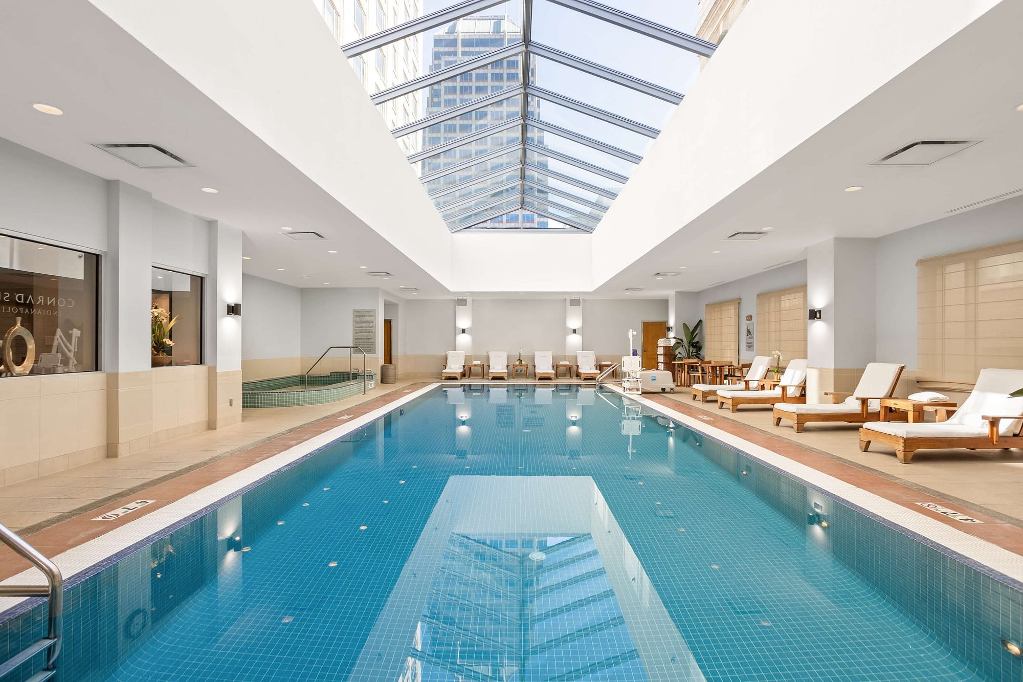 Pool view of Conrad Indianapolis