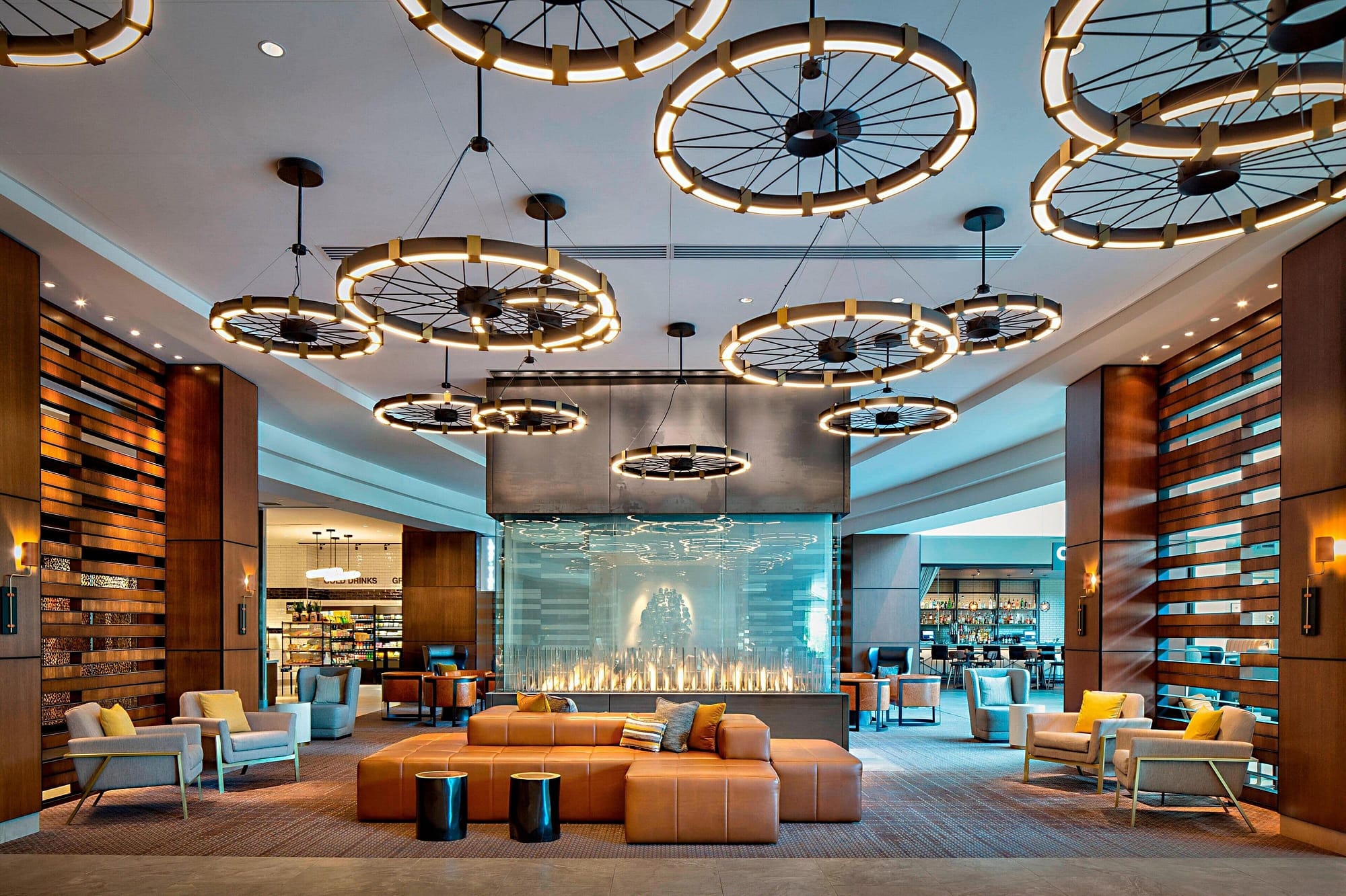 Lobby view of Indianapolis Marriott Downtown