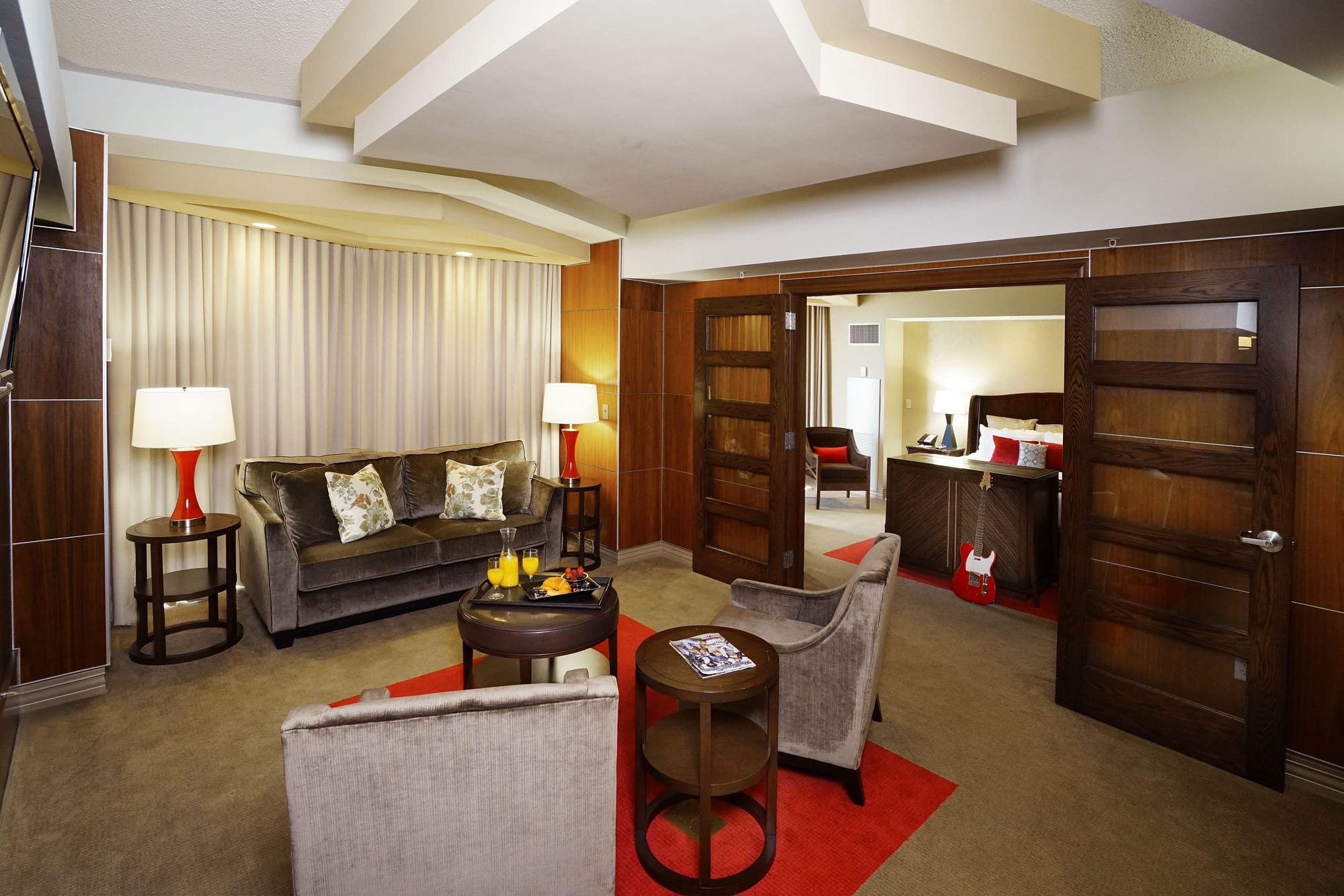 Bedroom view of Hard Rock Hotel & Casino Tulsa