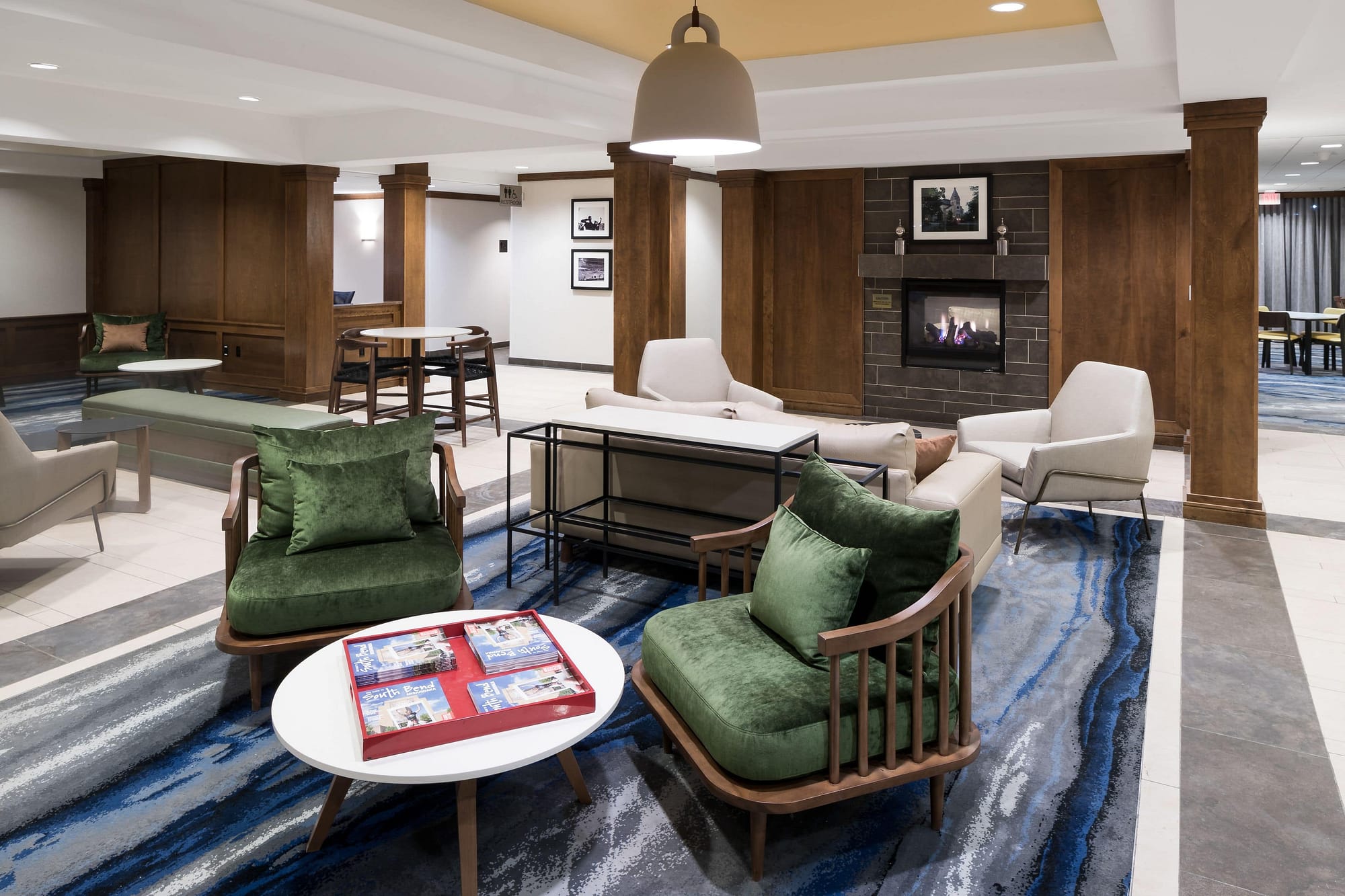 Lounge view of Fairfield Inn & Suites by Marriott South Bend at Notre Dame