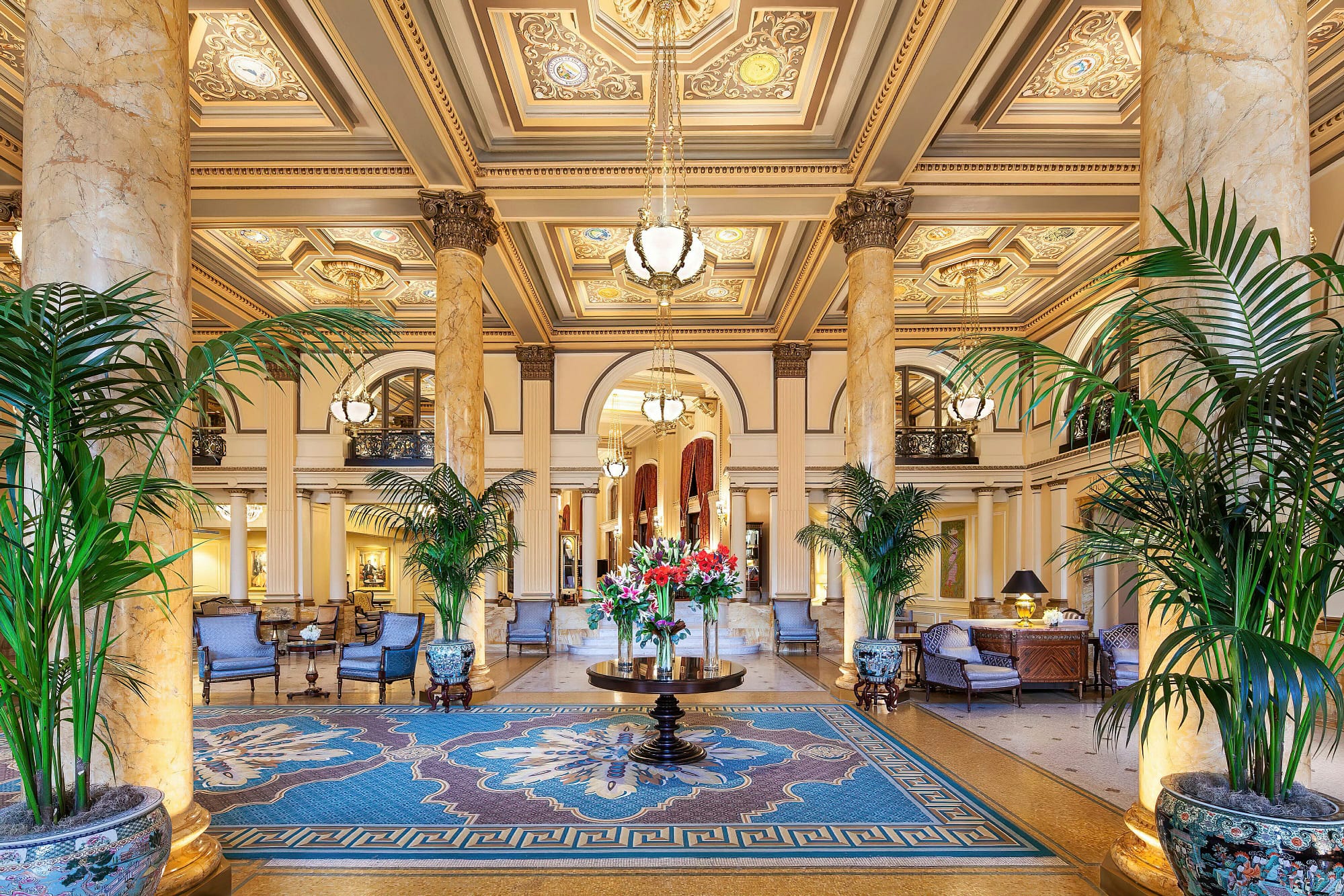 Lobby view of InterContinental the Willard Washington D.C., an IHG Hotel