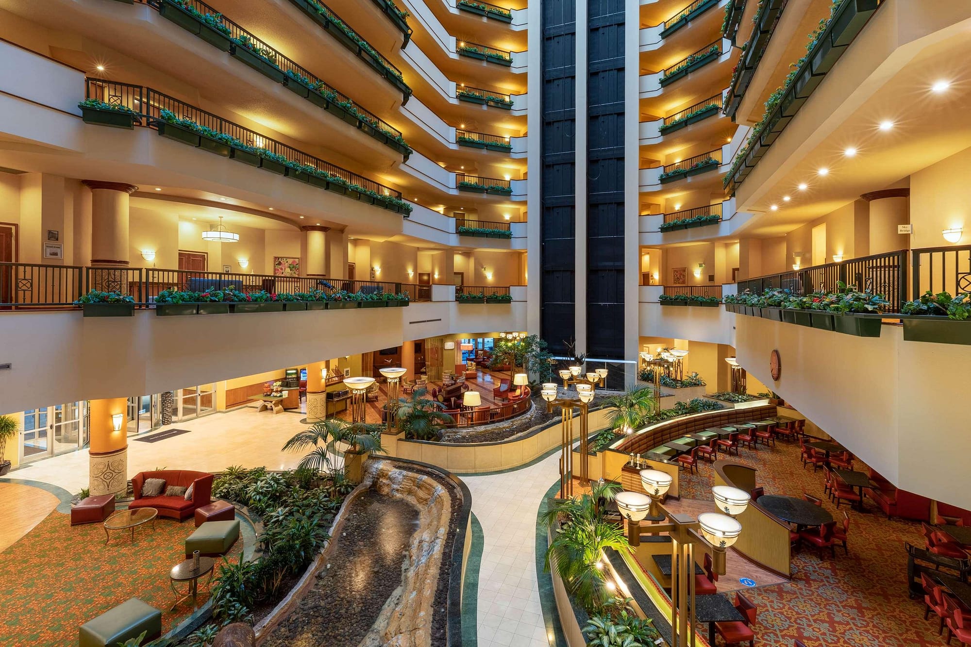 Lobby view of Wyndham Grand Oklahoma City Downtown