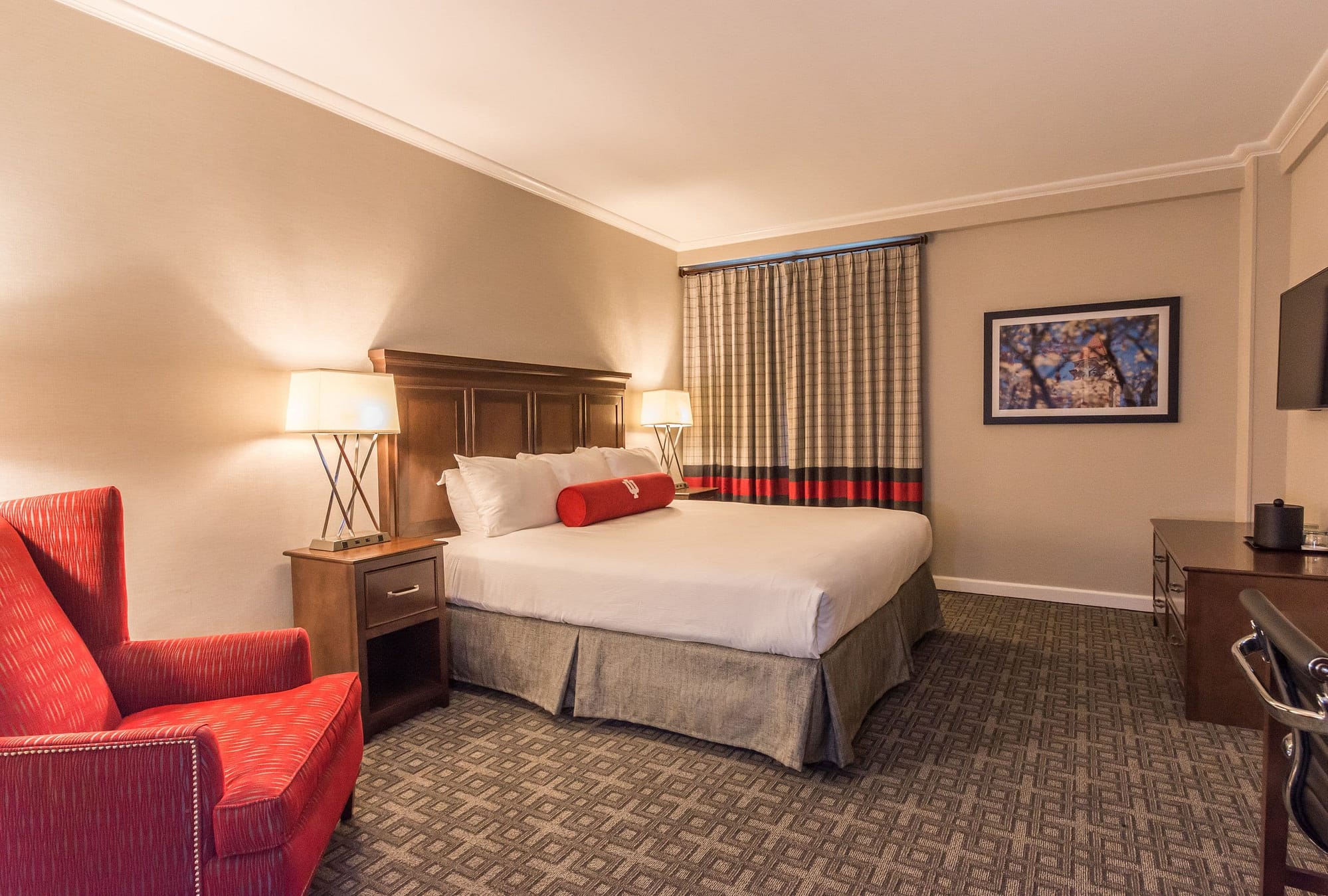 Bedroom view of Biddle Hotel and Conference Center