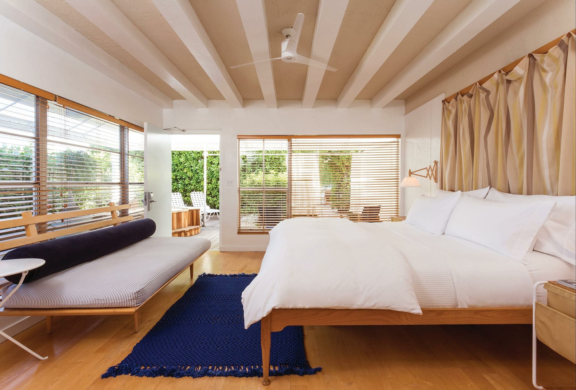 Bedroom view of The Standard Spa, Miami Beach