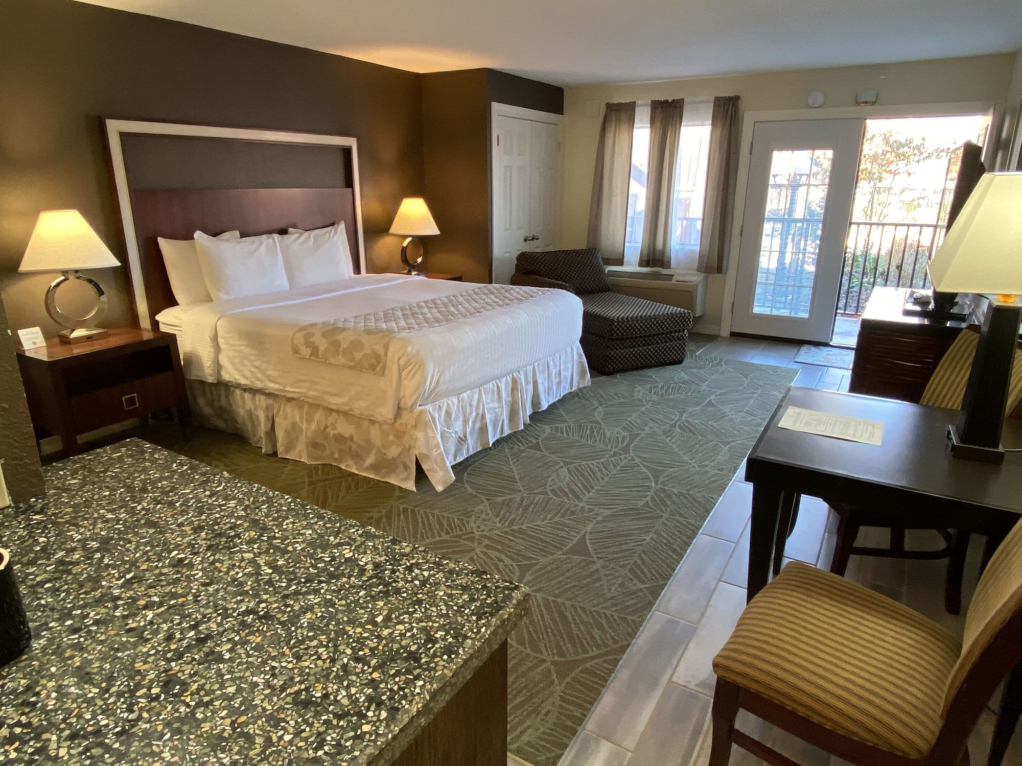 Bedroom view of Cascades Inn