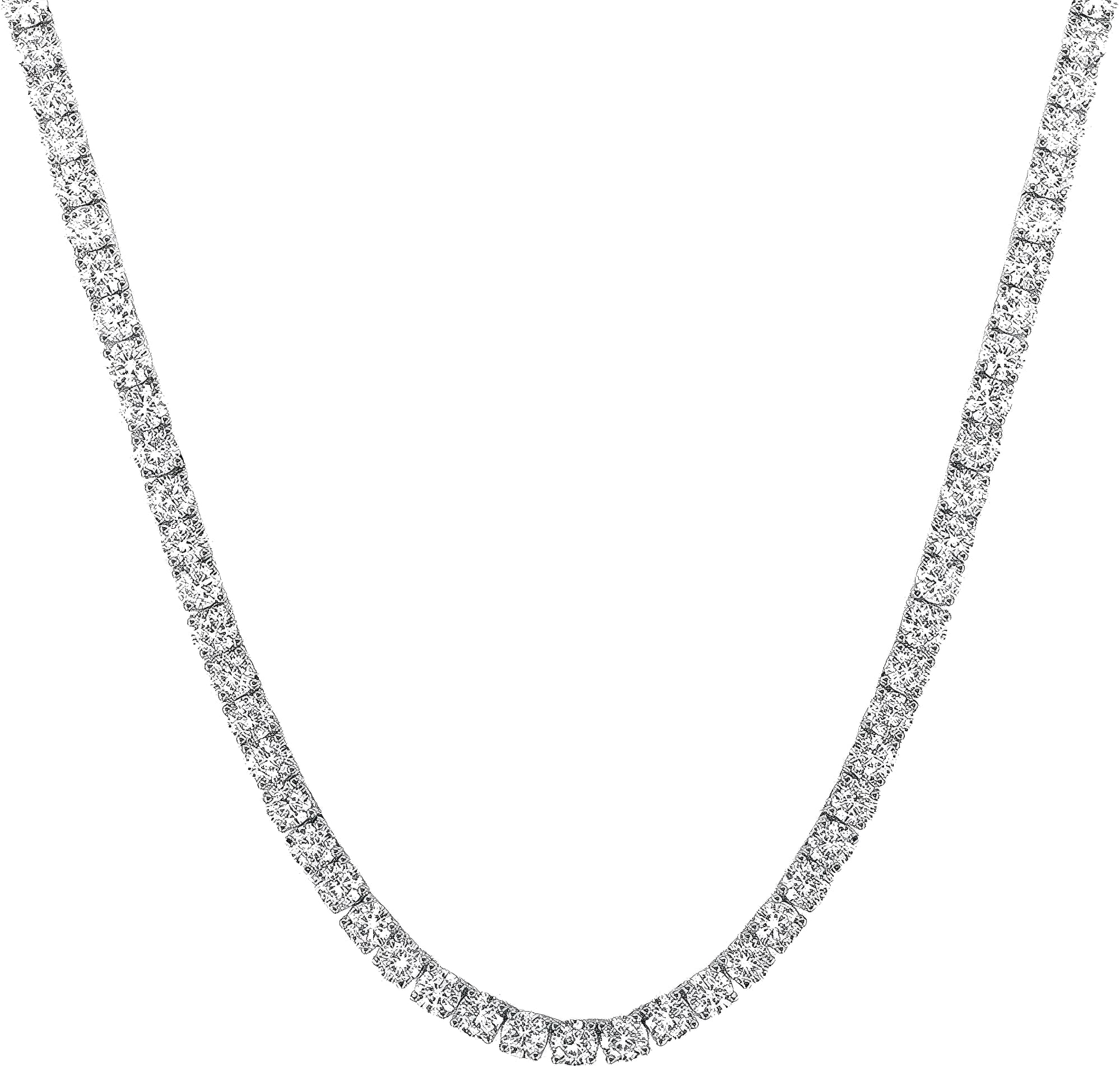 Tennis necklaces