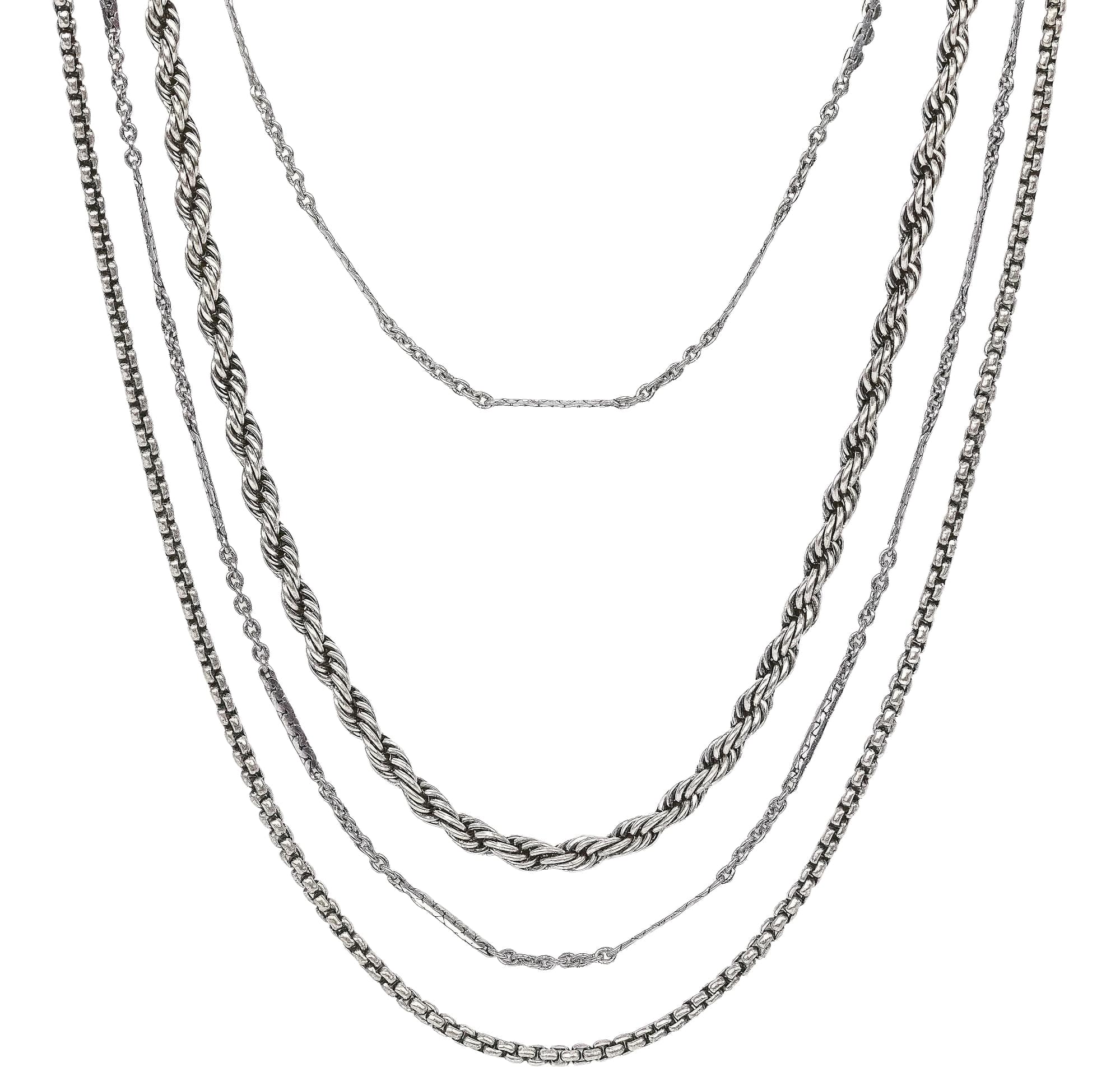 Multi-strand necklaces