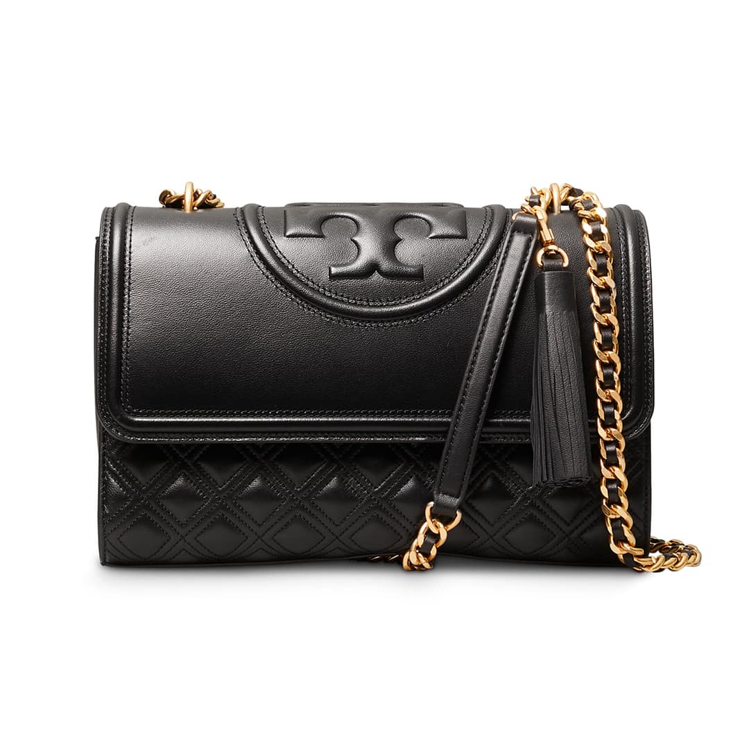 Tory Burch Fleming Quilted Leather Convertible Shoulder Bag