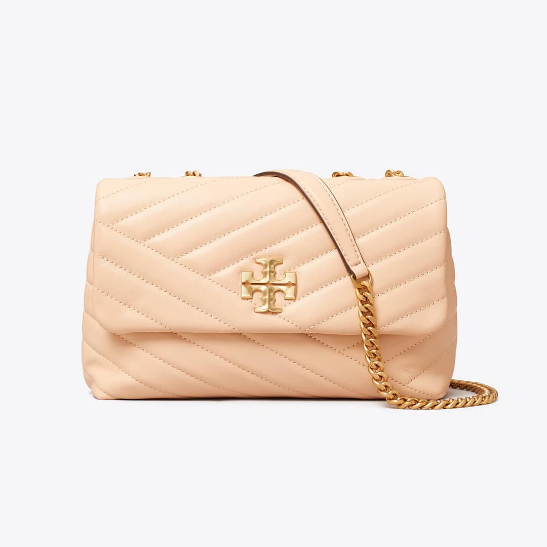 Tory Burch Small Kira Chevron Convertible Leather Shoulder Bag