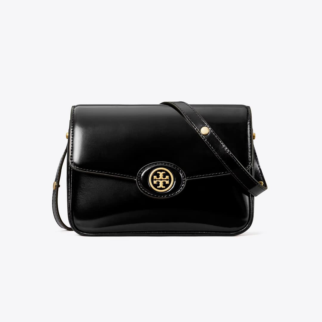 Tory Burch Robinson Spazzolato Convertible Shoulder Bag