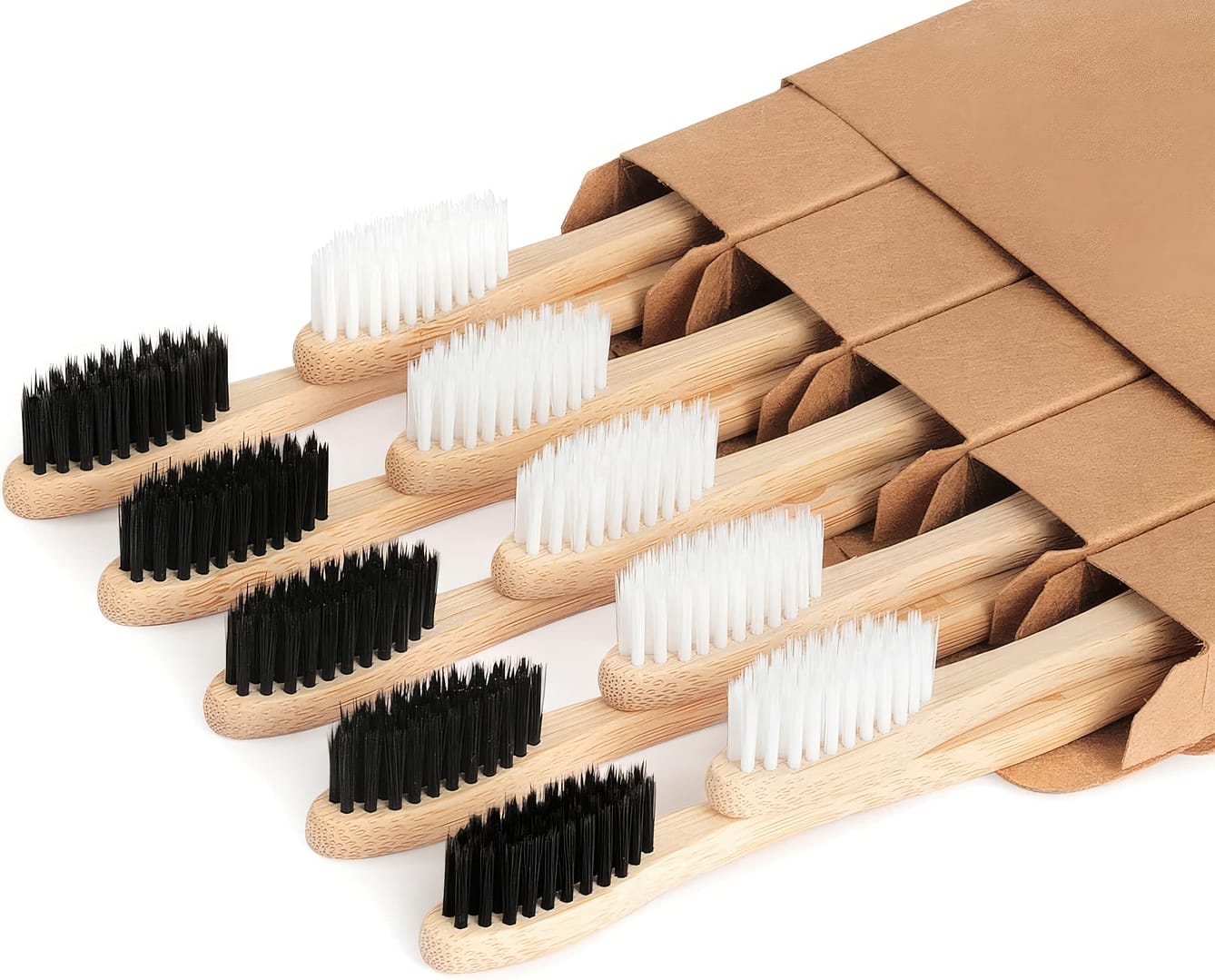 Nuduko Biodegradable Bamboo Toothbrushes