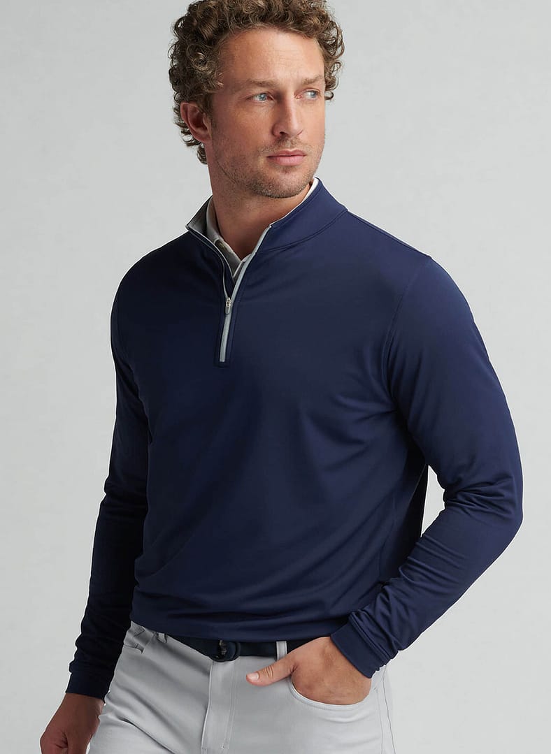 Peter Millar Perth Performance Quarter-Zip Pullover