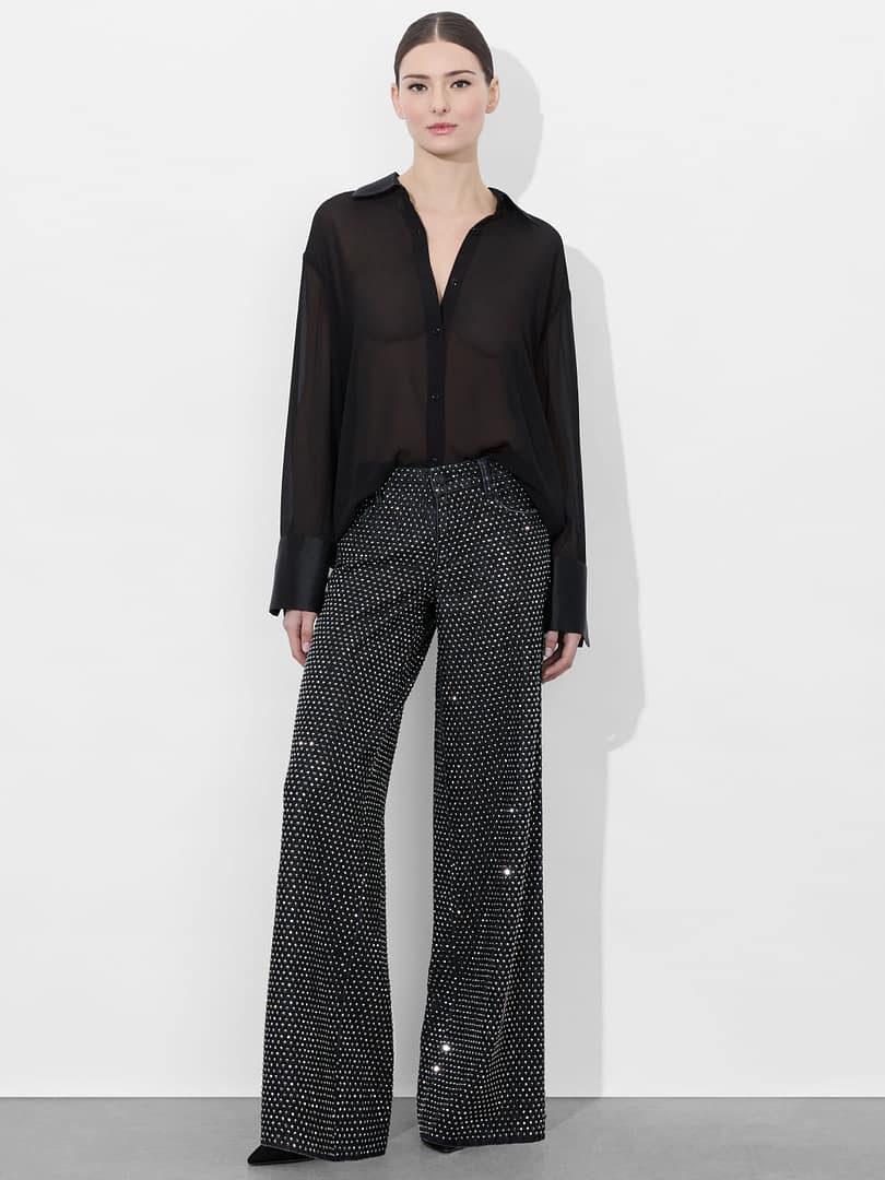 Alice + Olivia Trish Embellished Jean