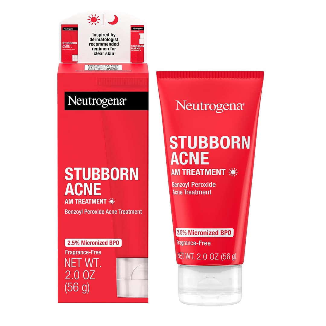 Neutrogena Stubborn Acne AM Treatment Benzoyl Peroxide Acne Treatment