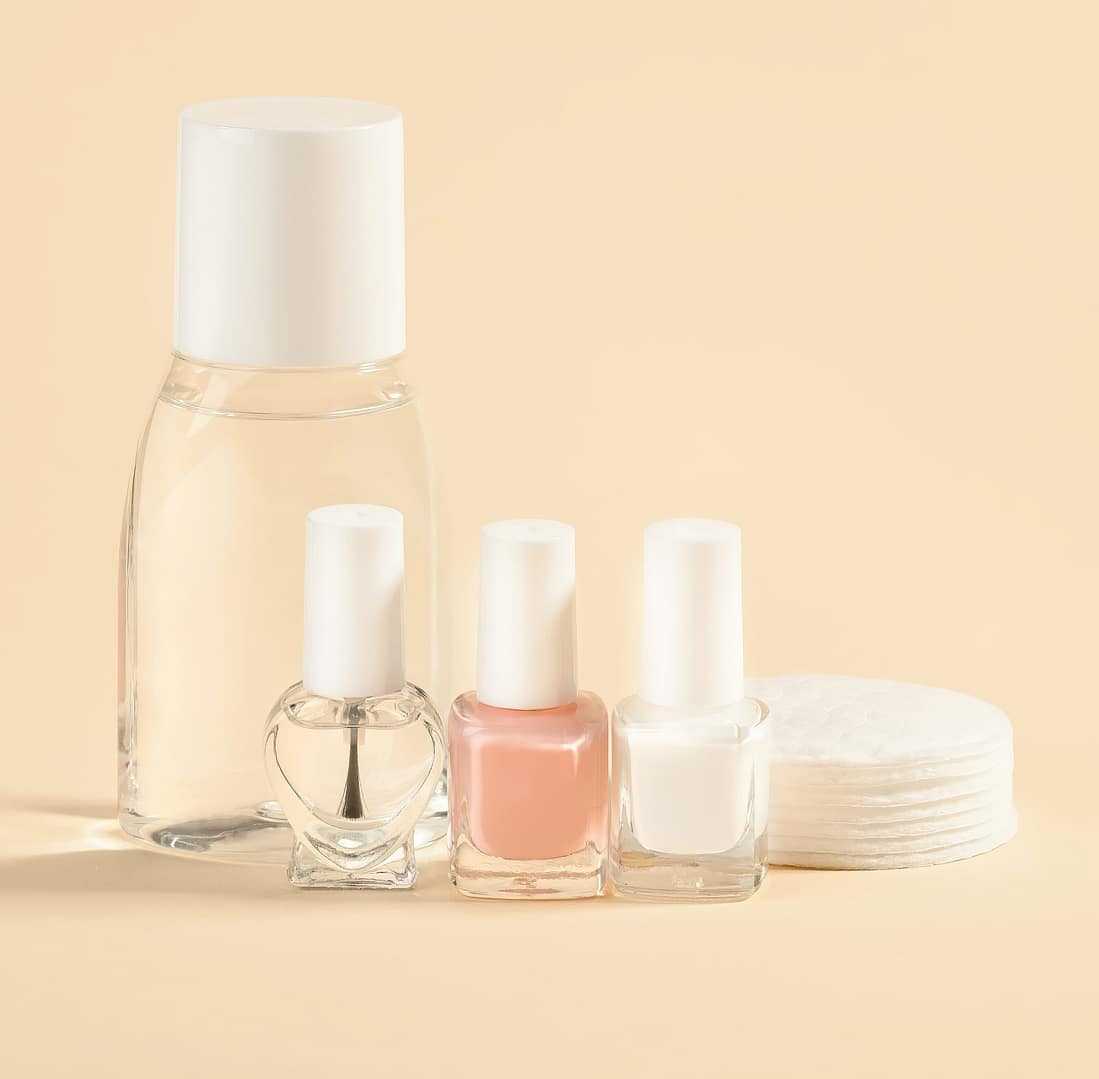 Various nail polish remover product