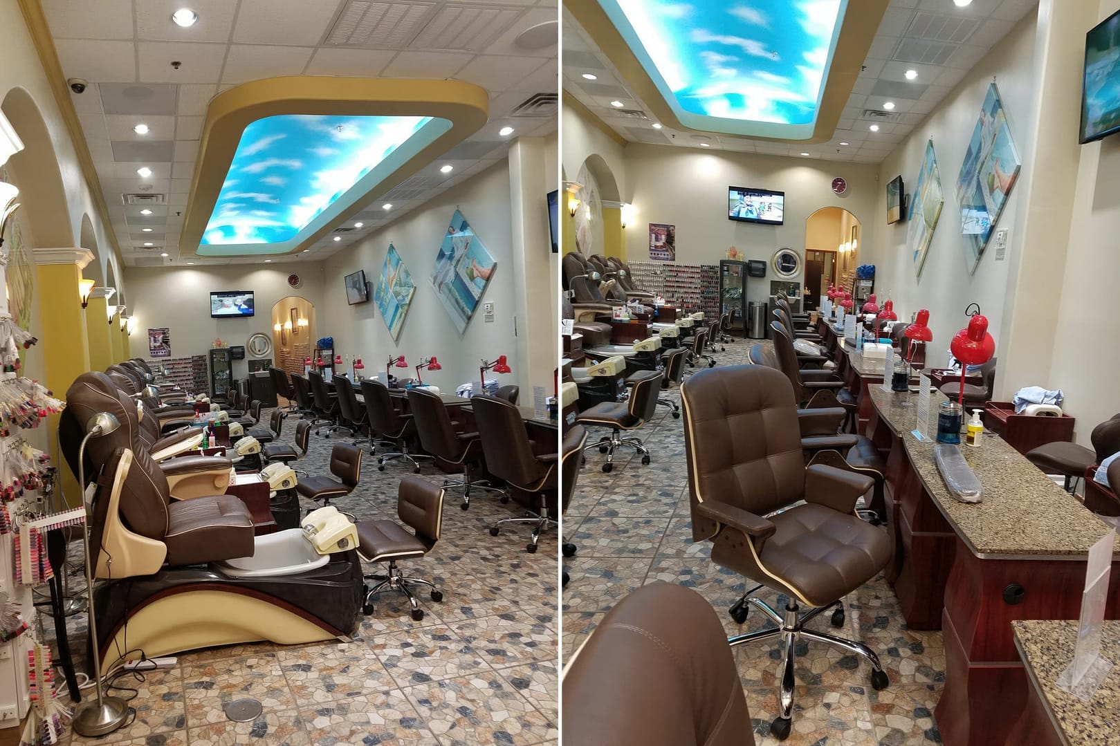 Crystal Nail & Spa interior