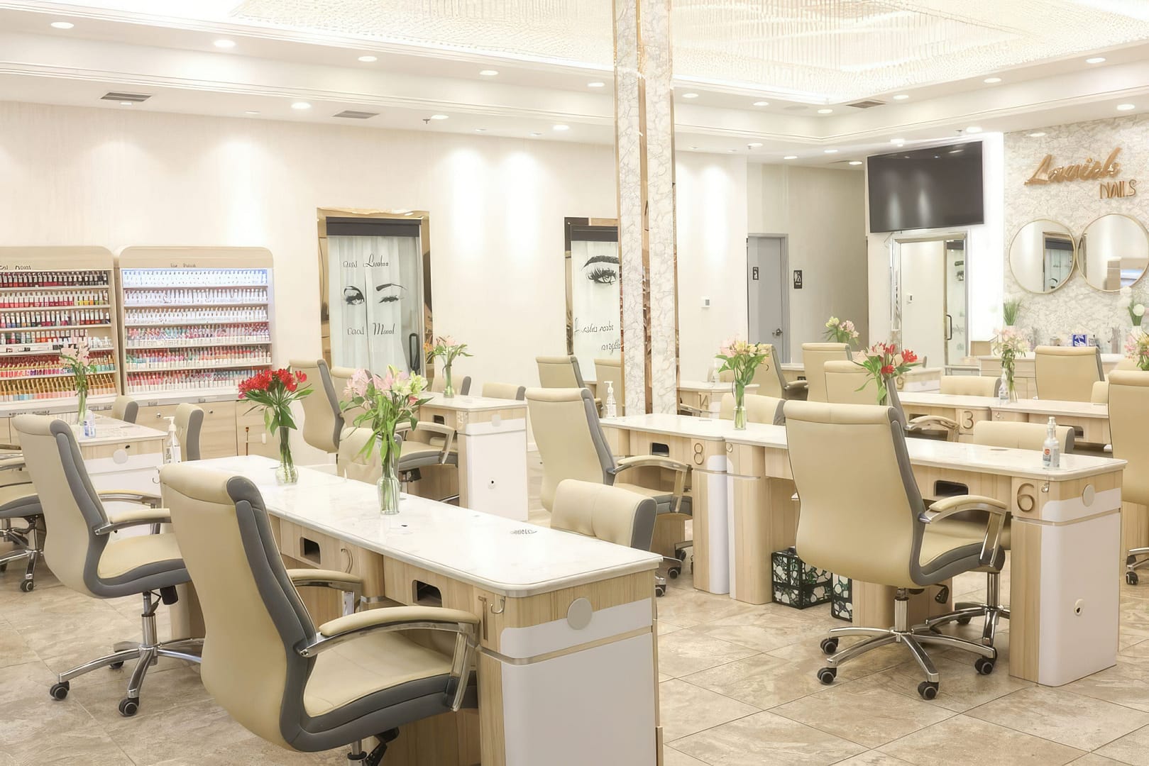 Lavish Nails interior