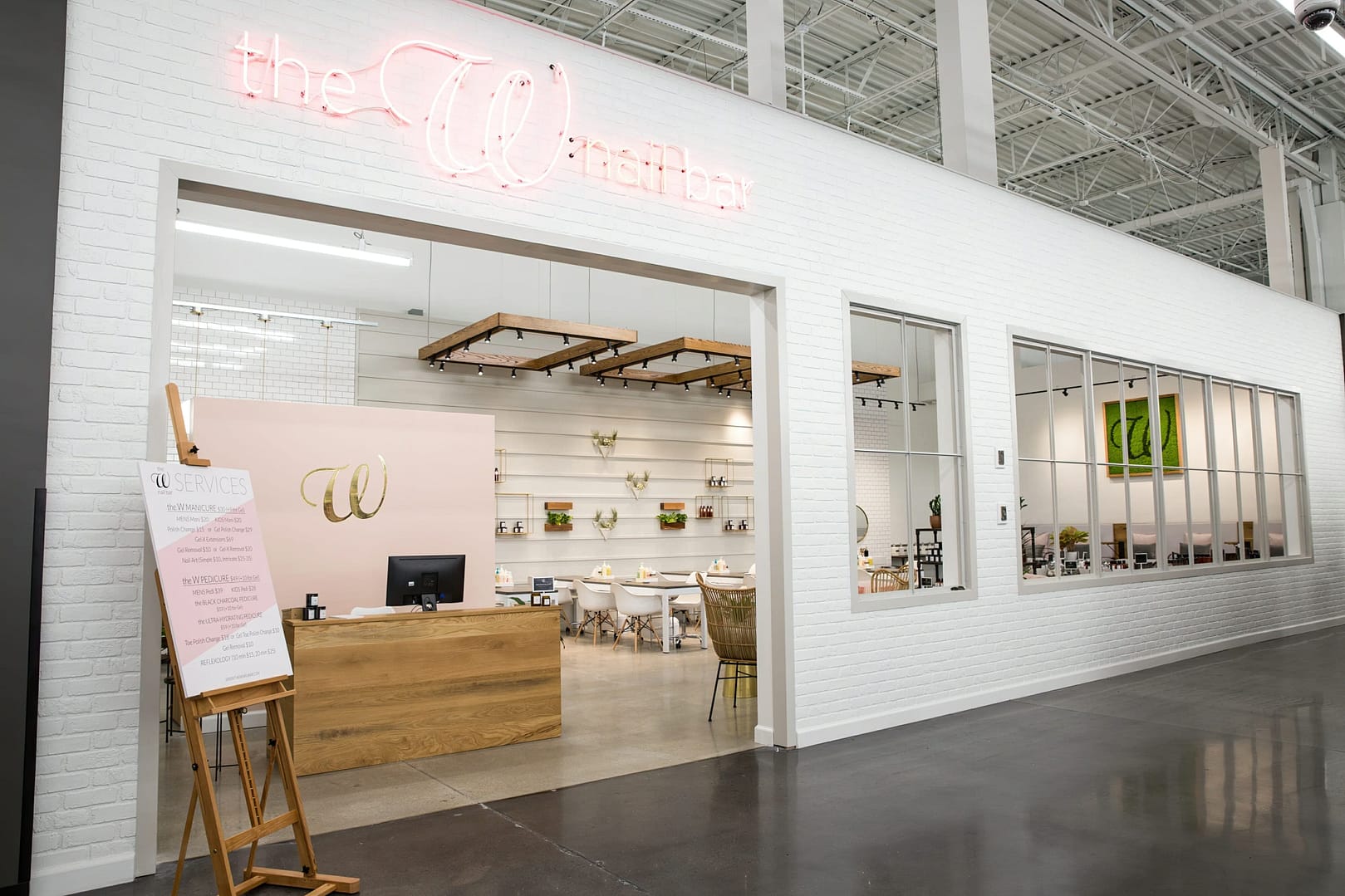 The W Nail Bar exterior