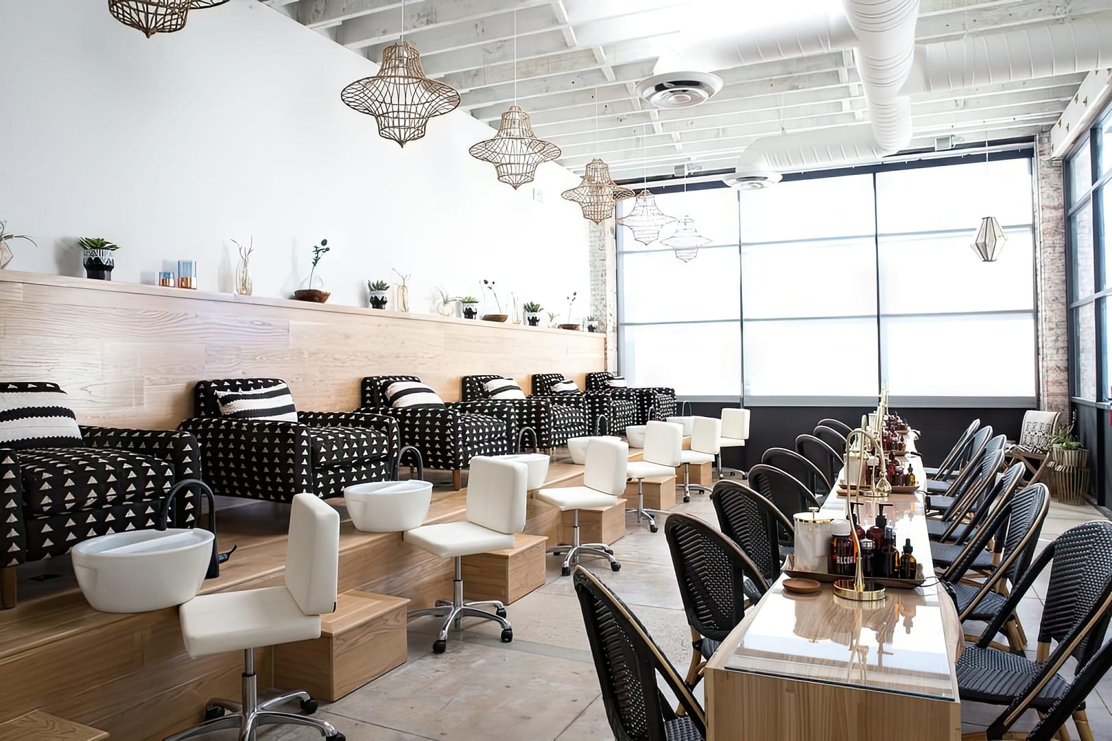 Base Coat Nail Salon interior